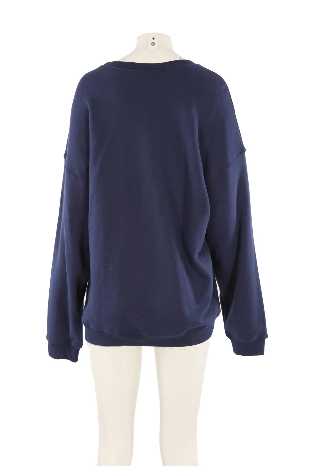 ETERNE NAVY COTTON SWEATSHIRT LARGE - Image 4