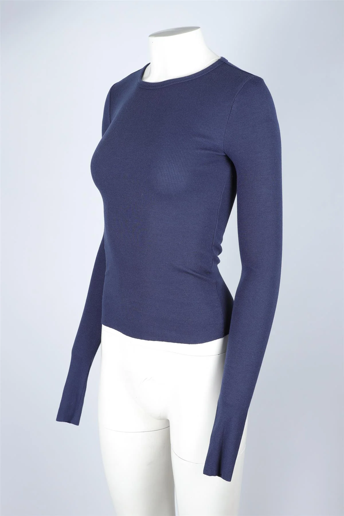 ETERNE NAVY COTTON TOP XSMALL - Image 3