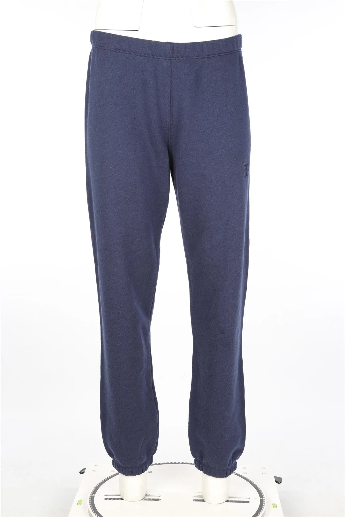 ETERNE NAVY COTTON TRACK PANTS MEDIUM - Image 2