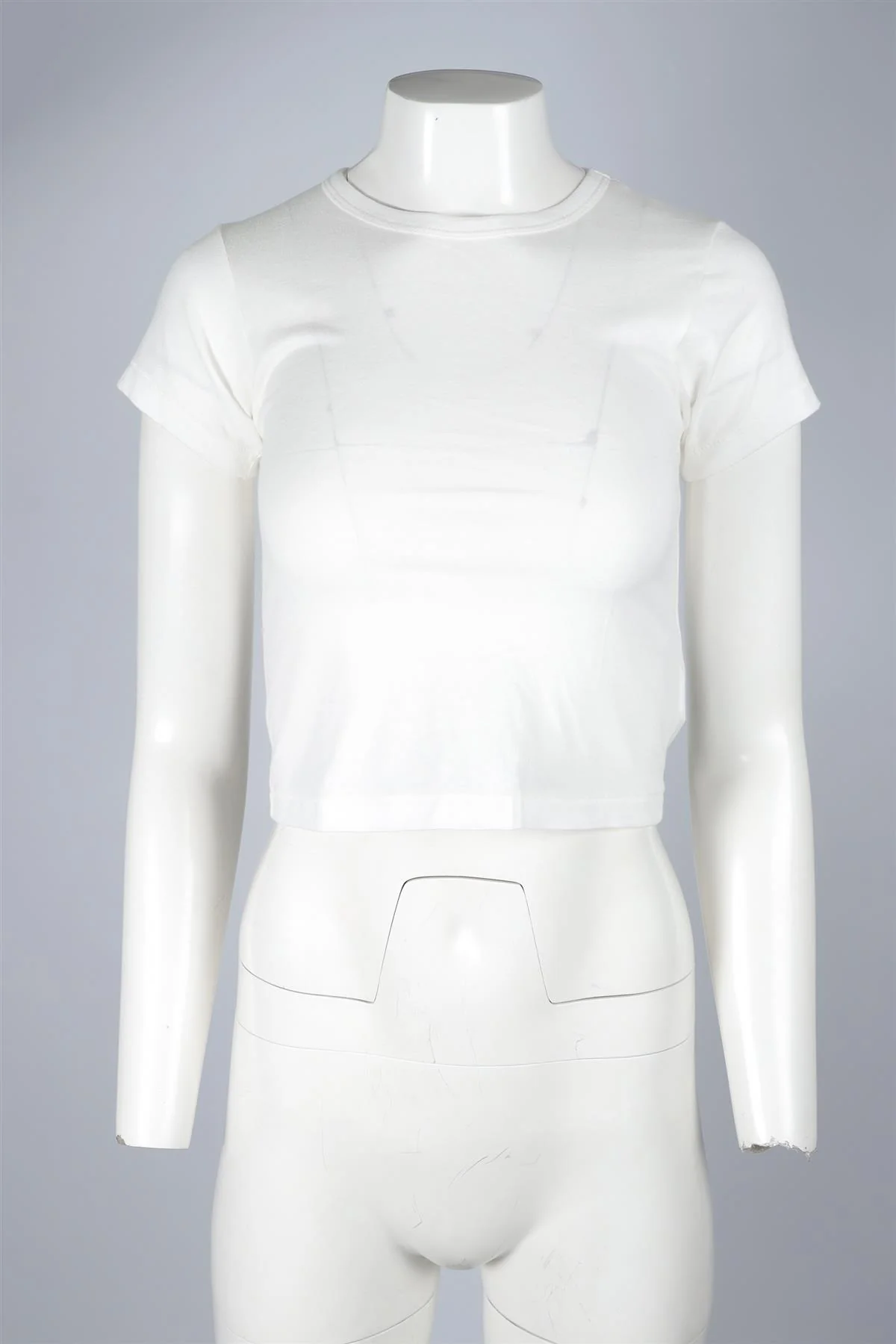 ETERNE WHITE COTTON T-SHIRT XSMALL - Image 2