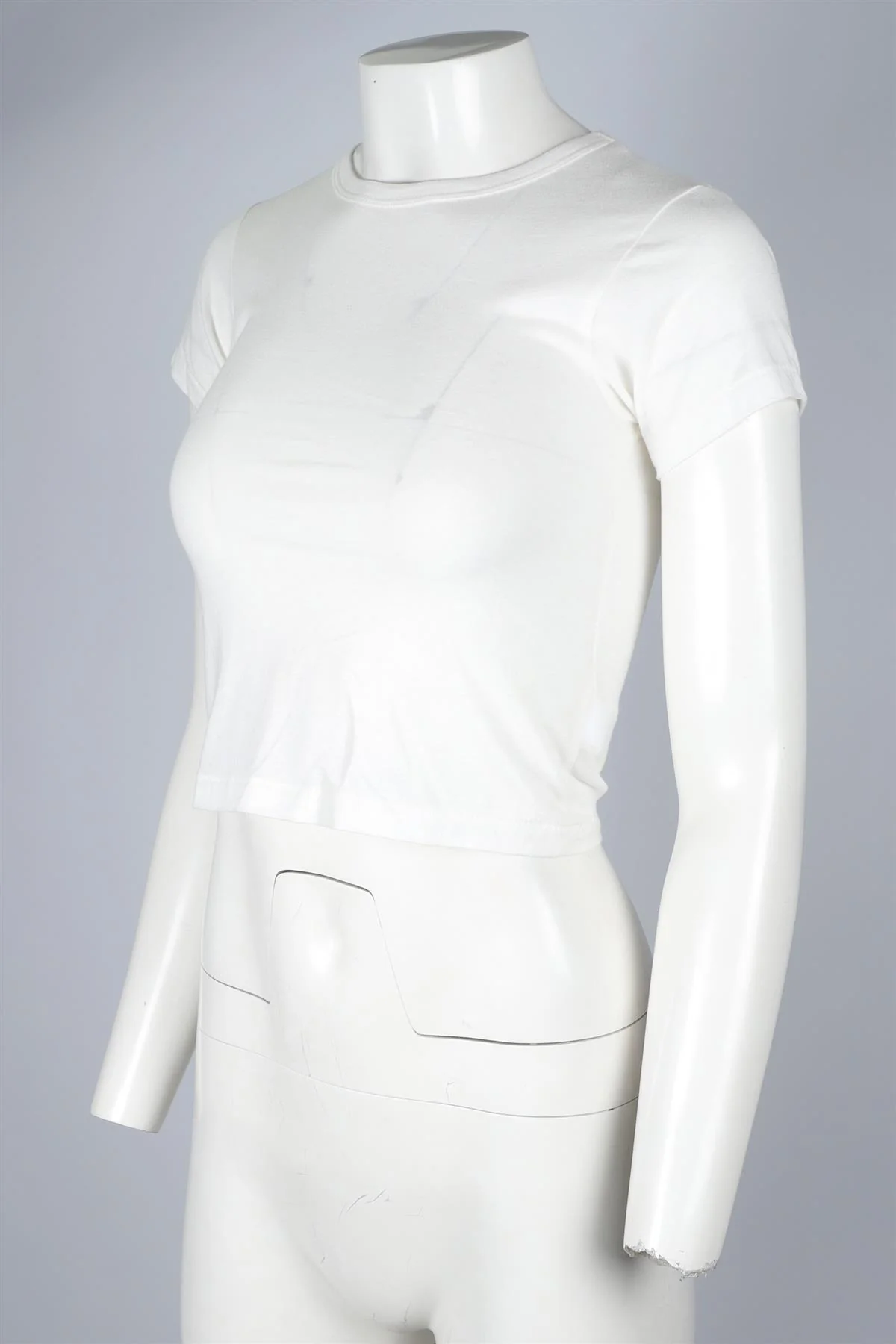 ETERNE WHITE COTTON T-SHIRT XSMALL - Image 3