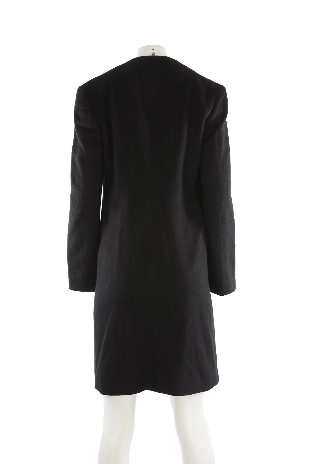 ETRO BLACK CASHMERE COAT IT 42 UK 10 - Image 4