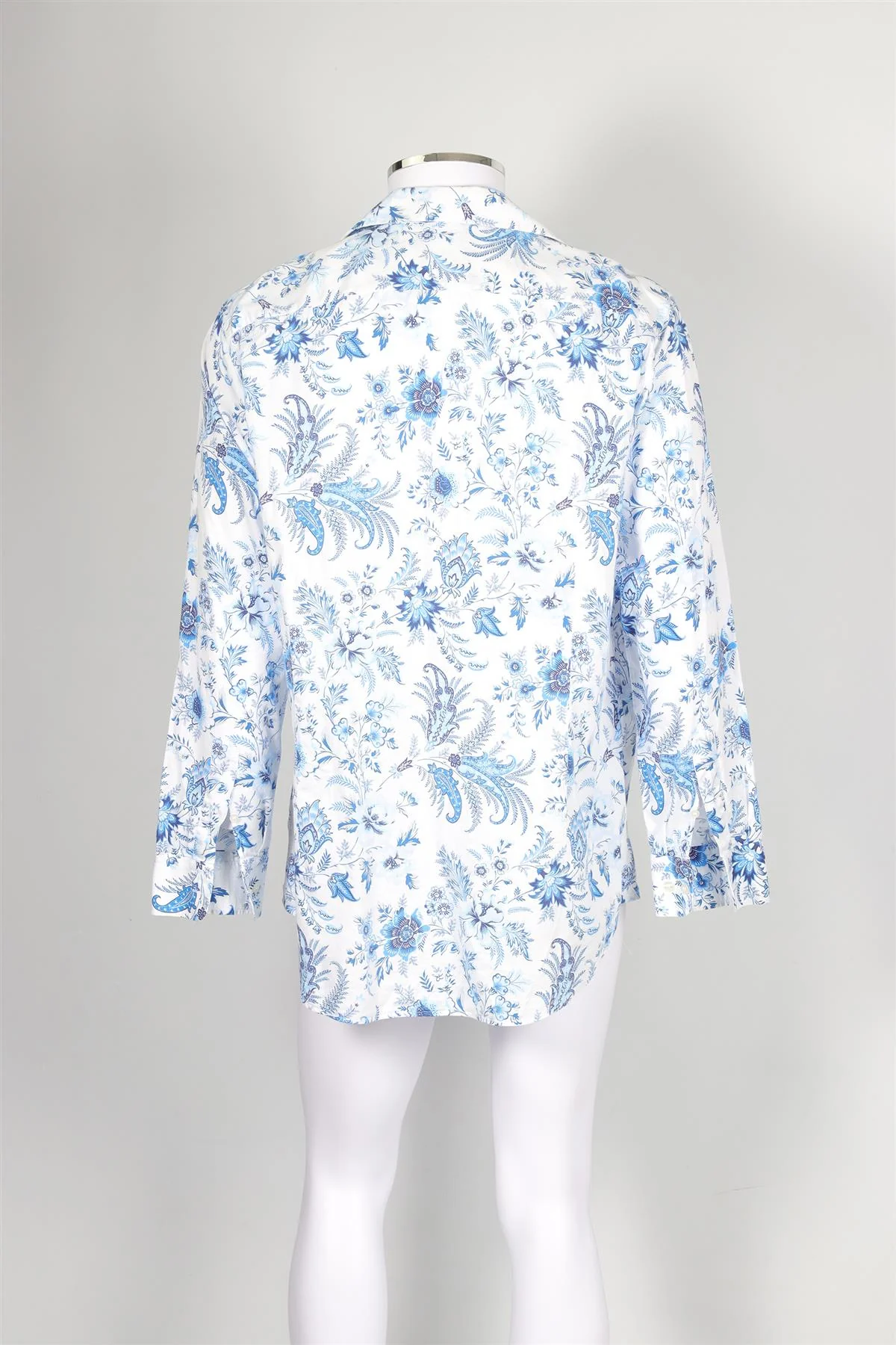 ETRO BLUE MEN'S COTTON SHIRT IT 44 UK/US CHEST 34 - Image 4