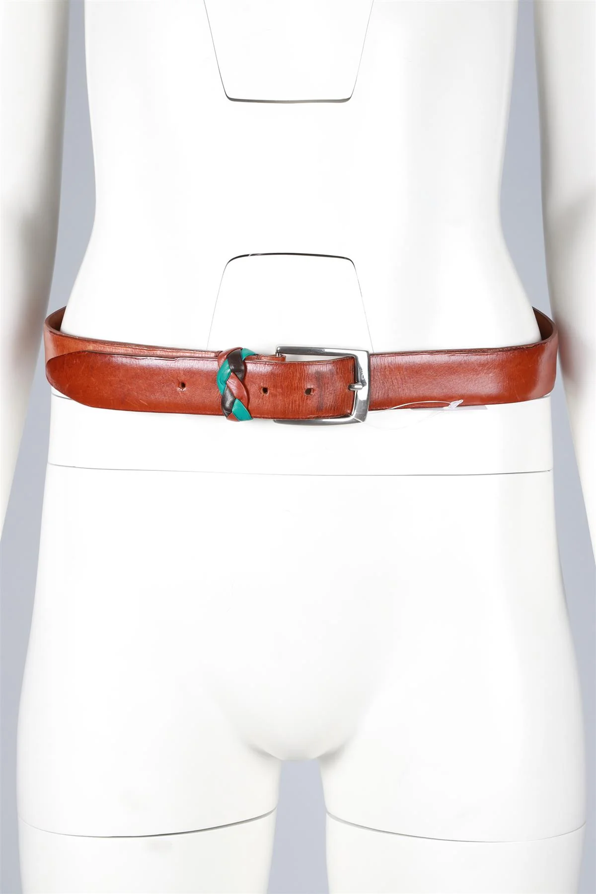 ETRO BROWN LEATHER BELT 110 CM - Image 7