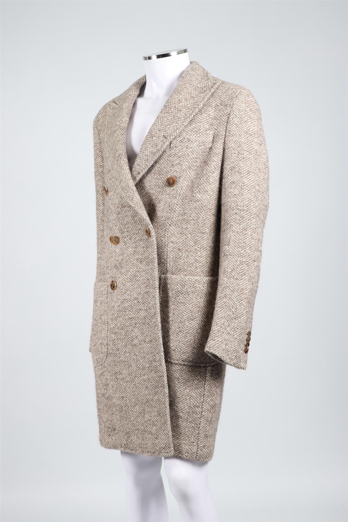 ETRO BROWN MEN'S WOOL COAT IT 52 UK 42 - Image 3