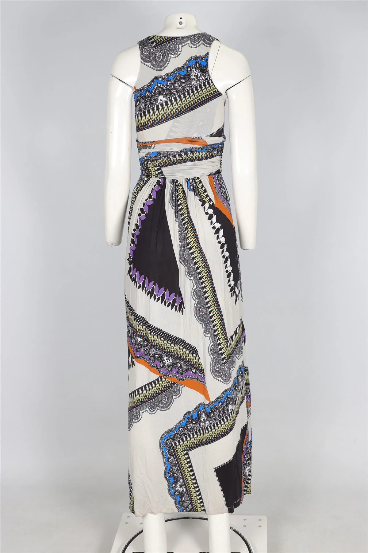 ETRO MULTI JERSEY MAXI DRESS IT 38 UK 6 - Image 4