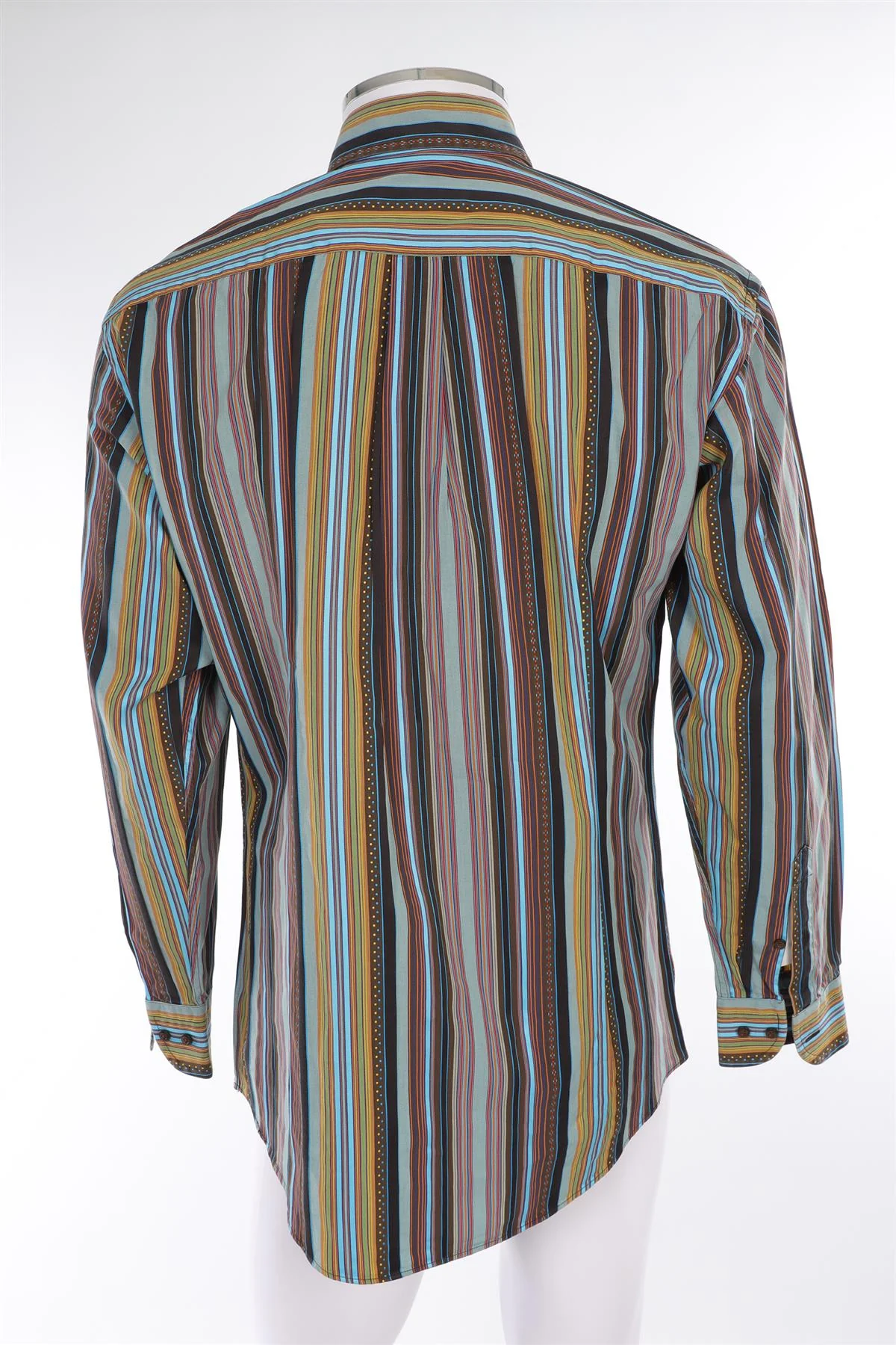 ETRO MULTI MEN'S COTTON SHIRT UK/US 42 - Image 4
