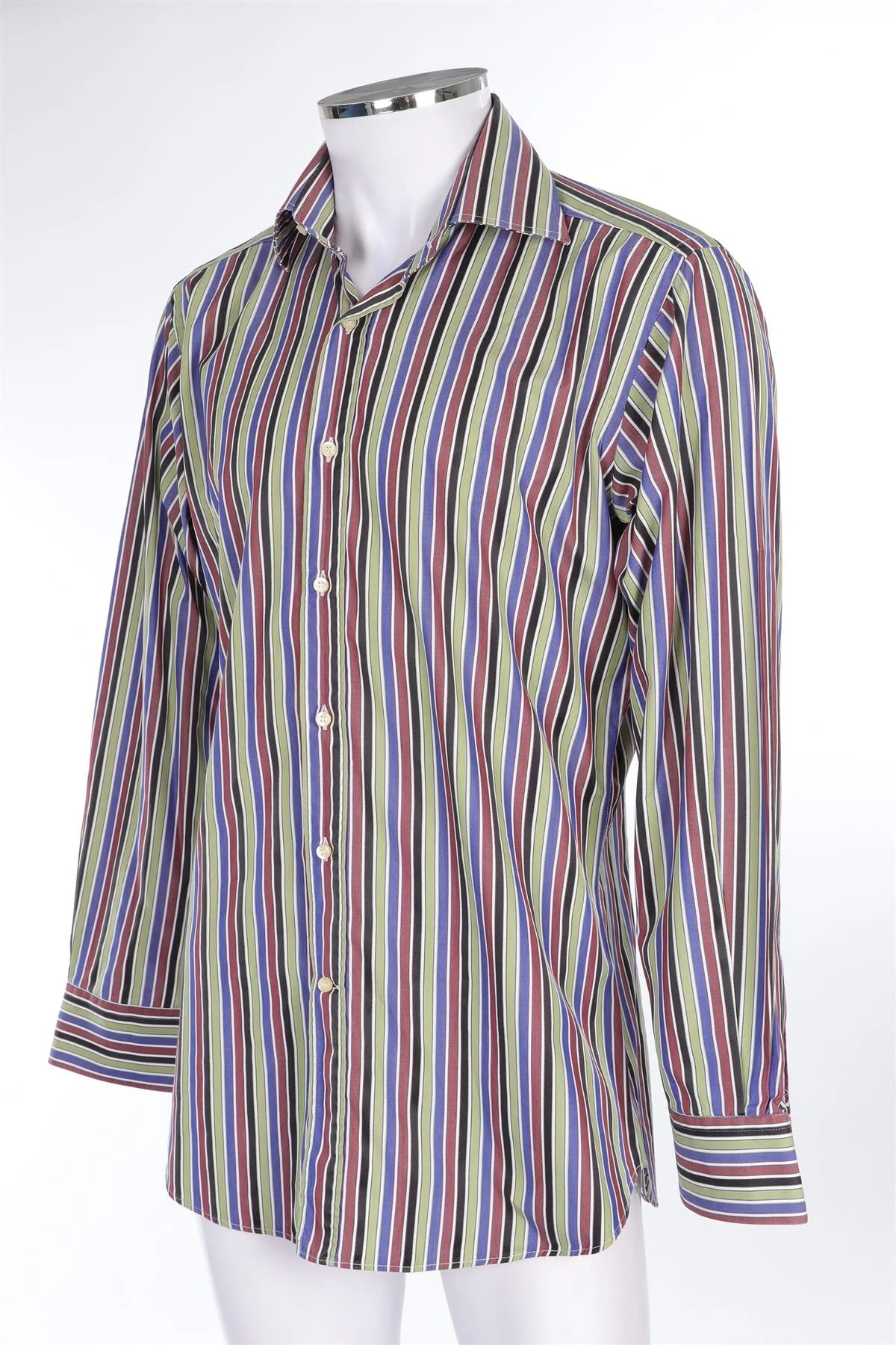ETRO MULTI MEN'S COTTON SHIRT UK/US 42 - Image 3