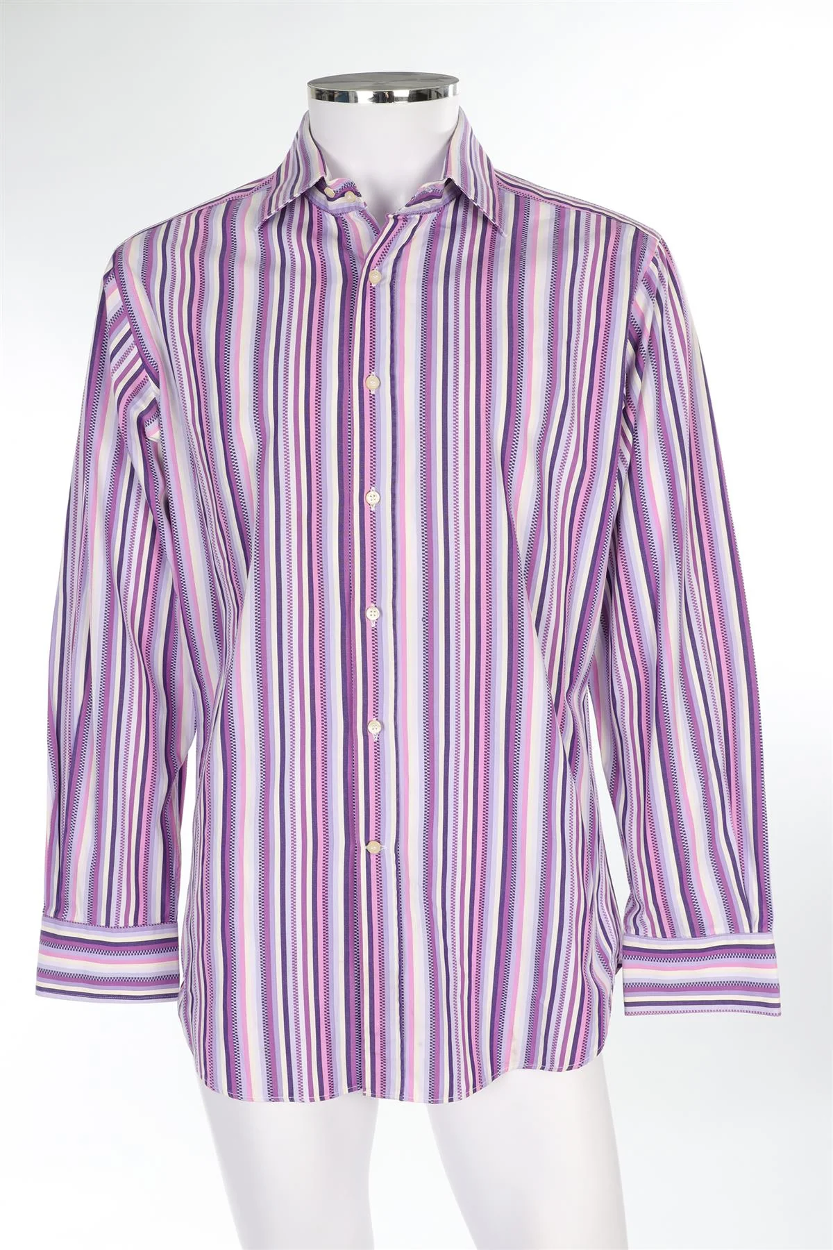 ETRO MULTI MEN'S COTTON SHIRT UK/US 42 - Image 2