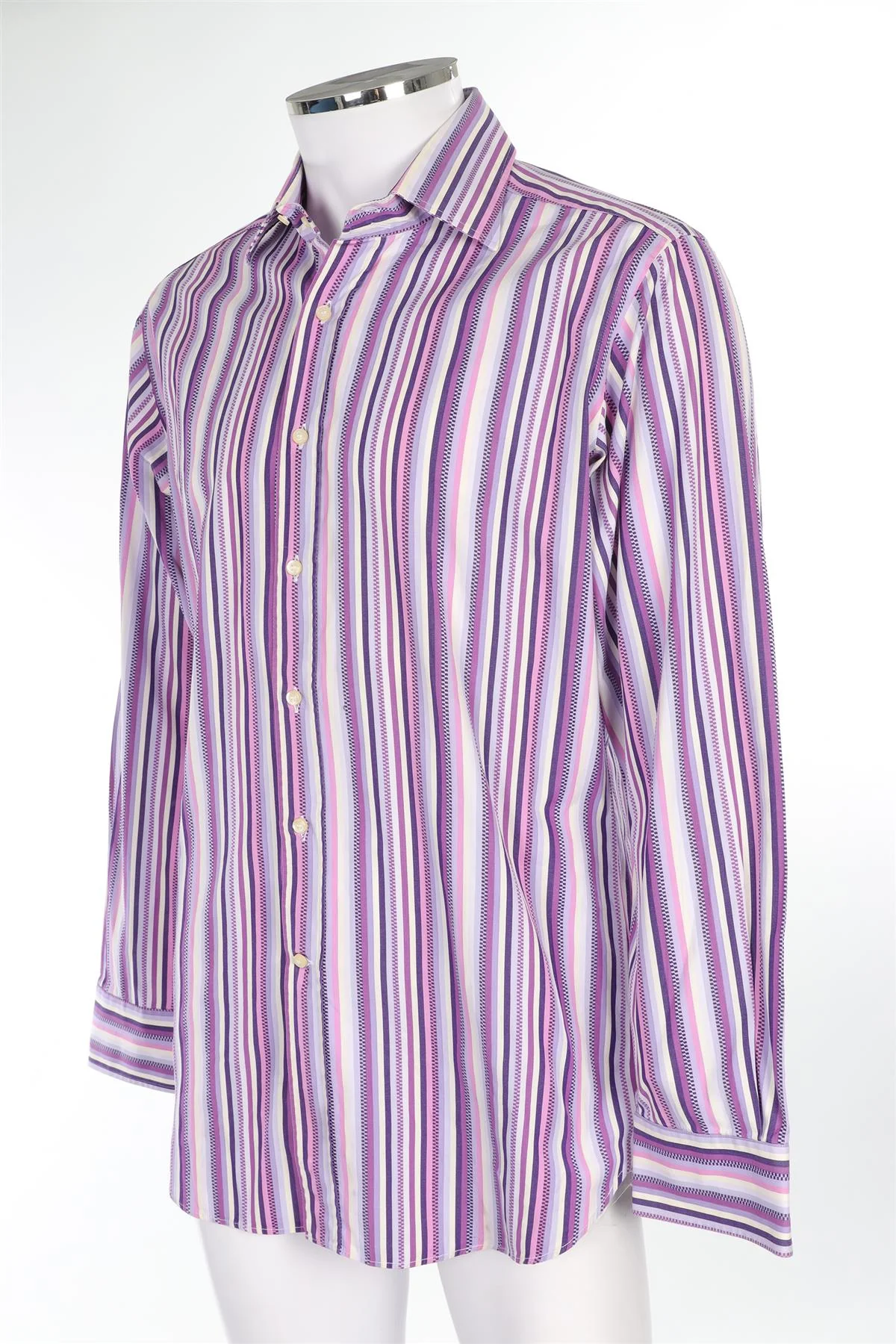 ETRO MULTI MEN'S COTTON SHIRT UK/US 42 - Image 3
