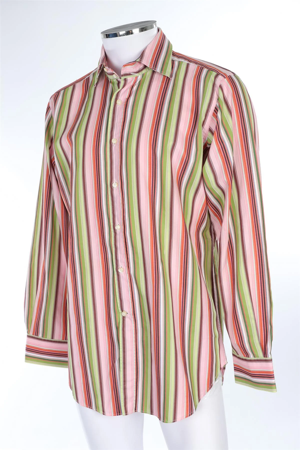 ETRO MULTI MEN'S COTTON SHIRT UK/US 42 - Image 3