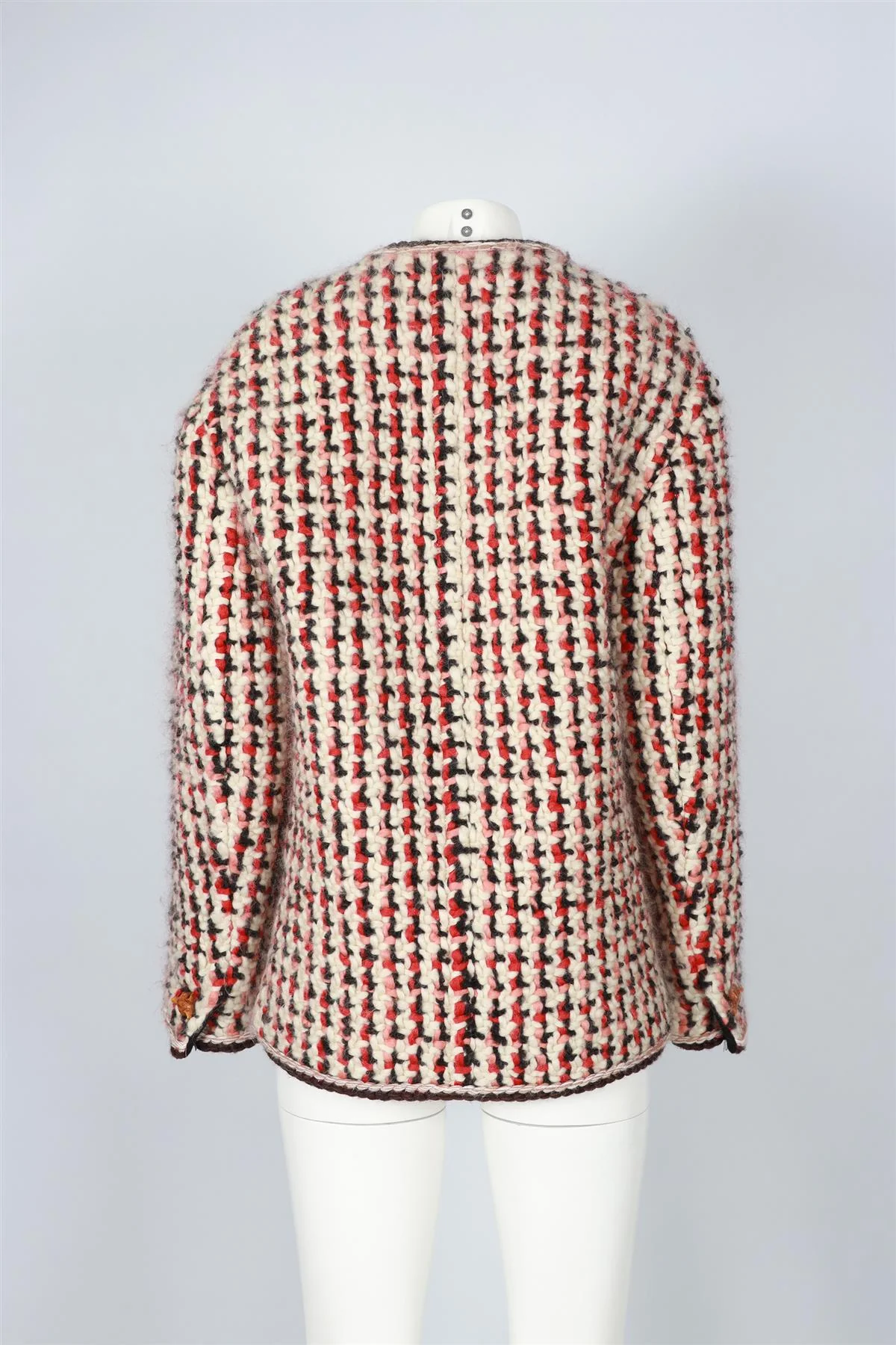 ETRO MULTICOLOUR WOOL BLEND JACKET IT 40 UK 8 - Image 4