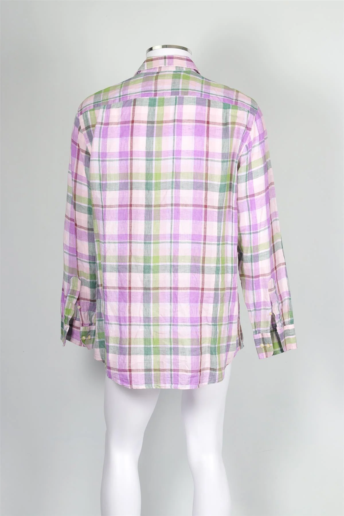 ETRO PINK MEN'S LINEN SHIRT IT 44 UK/US CHEST 34 - Image 4
