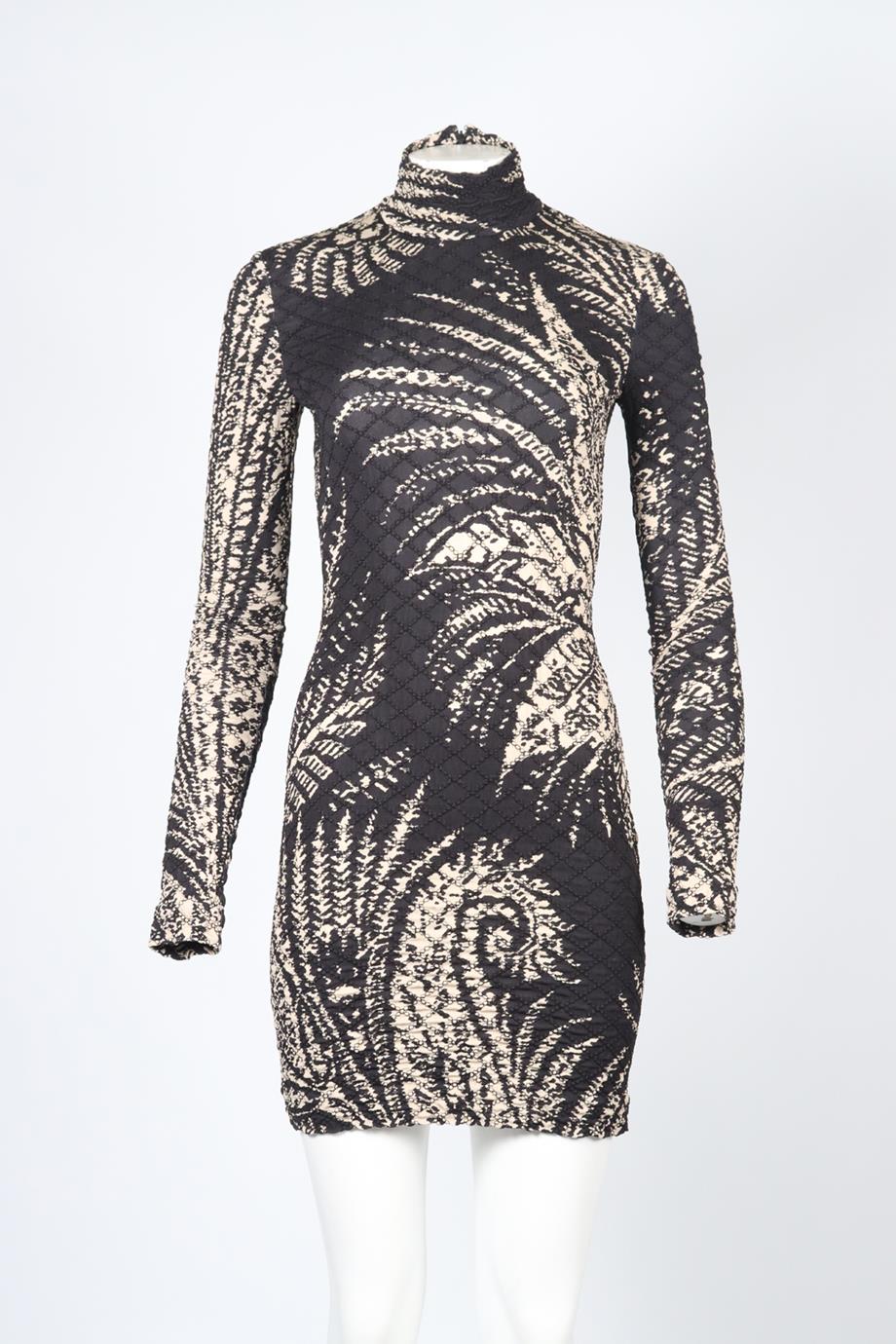 ETRO PRINTED VISCOSE MINI DRESS IT 40 UK 8 - Image 2
