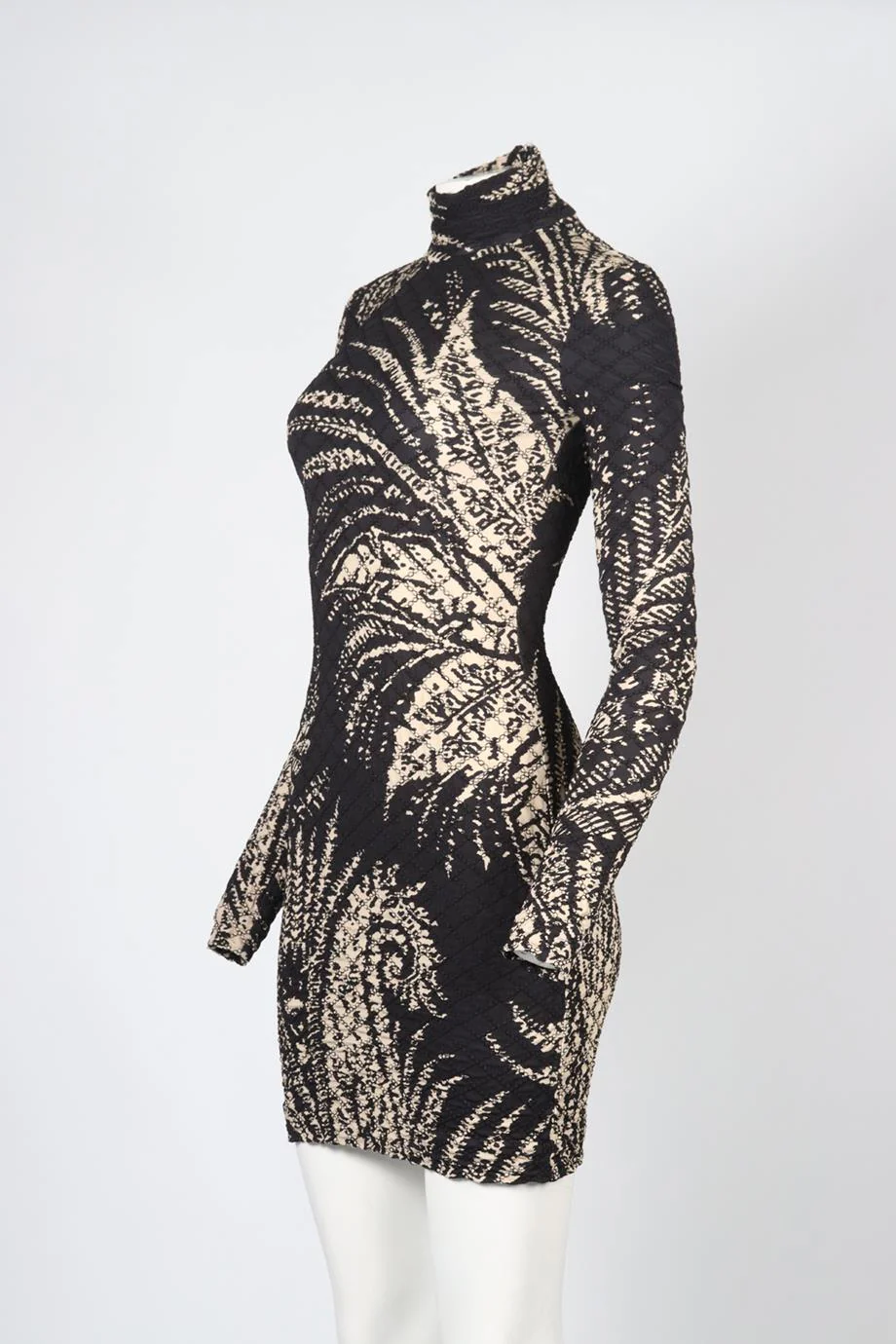 ETRO PRINTED VISCOSE MINI DRESS IT 40 UK 8 - Image 3
