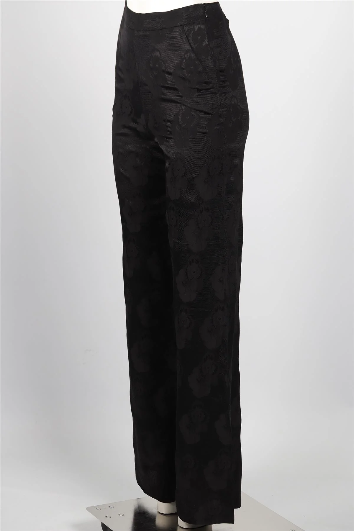 ETRO SILK STRAIGHT LEG PANTS IT 38 UK 6 - Image 3