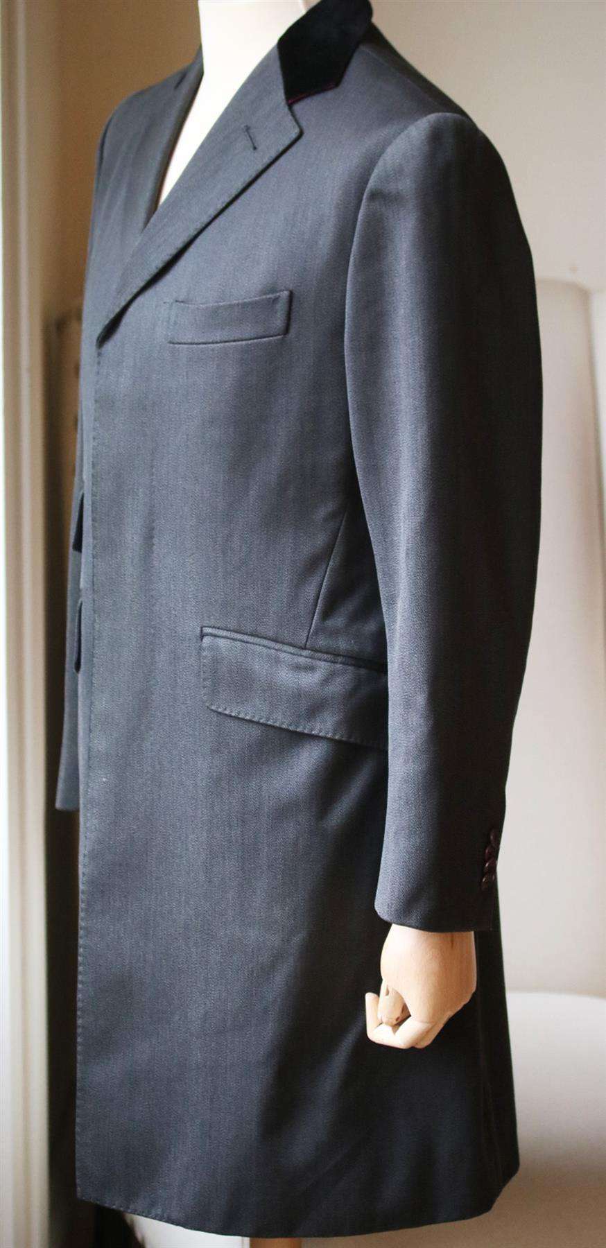 ETRO SLIM FIT WOOL BLEND OVERCOAT IT 46 UK/US 36 - Image 2