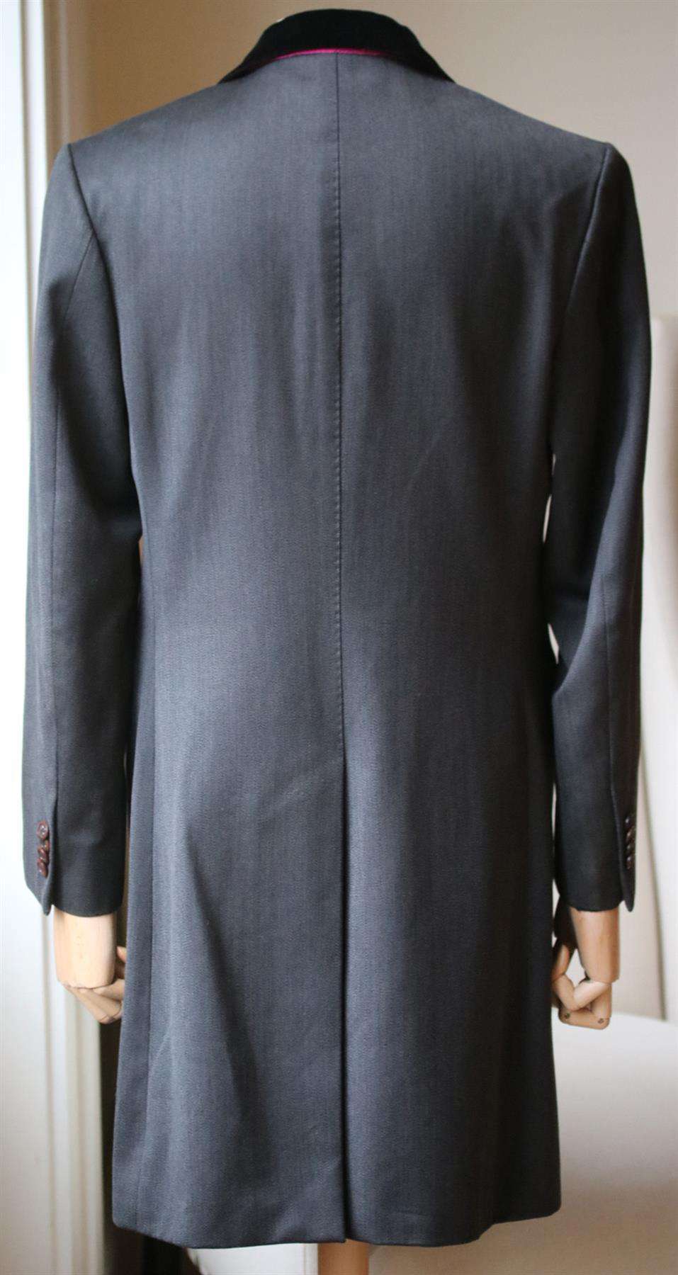 ETRO SLIM FIT WOOL BLEND OVERCOAT IT 46 UK/US 36 - Image 3