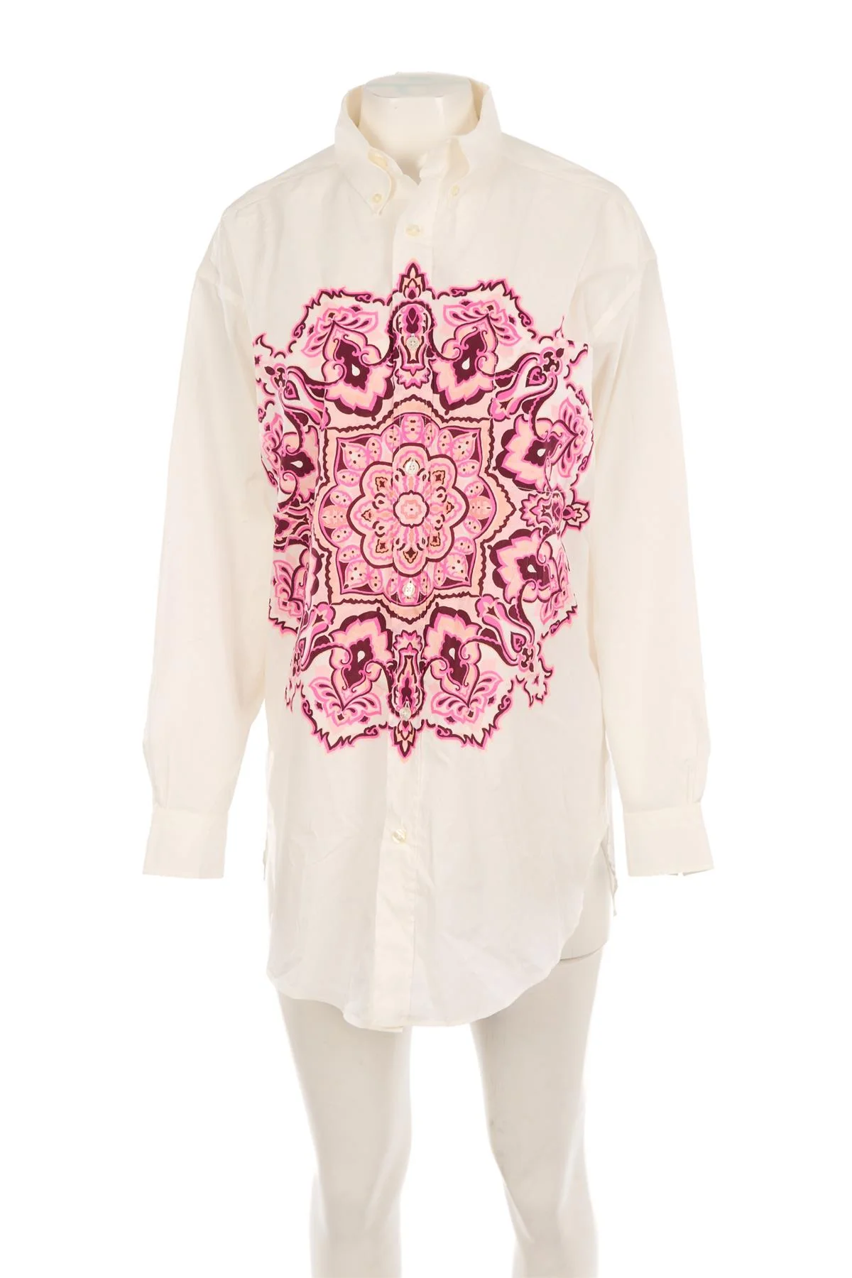 ETRO WHITE COTTON SHIRT SMALL - Image 2