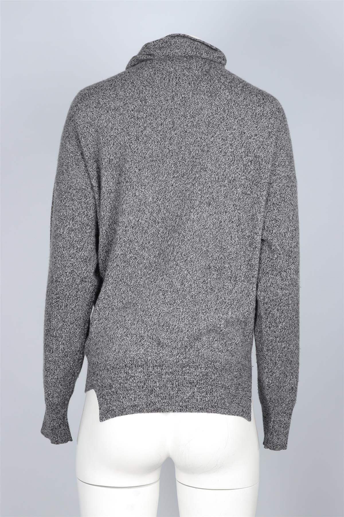 EUDON CHOI GREY CASHMERE SWEATER SMALL - Image 4