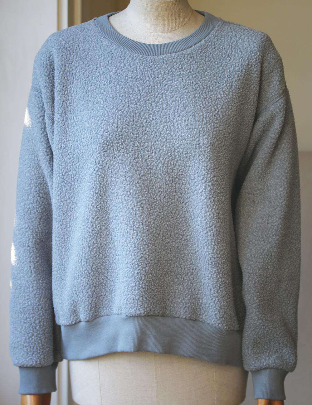 EVERLANE THE RENEW FLEECE SWEATSHIRT LARGE - Image 2