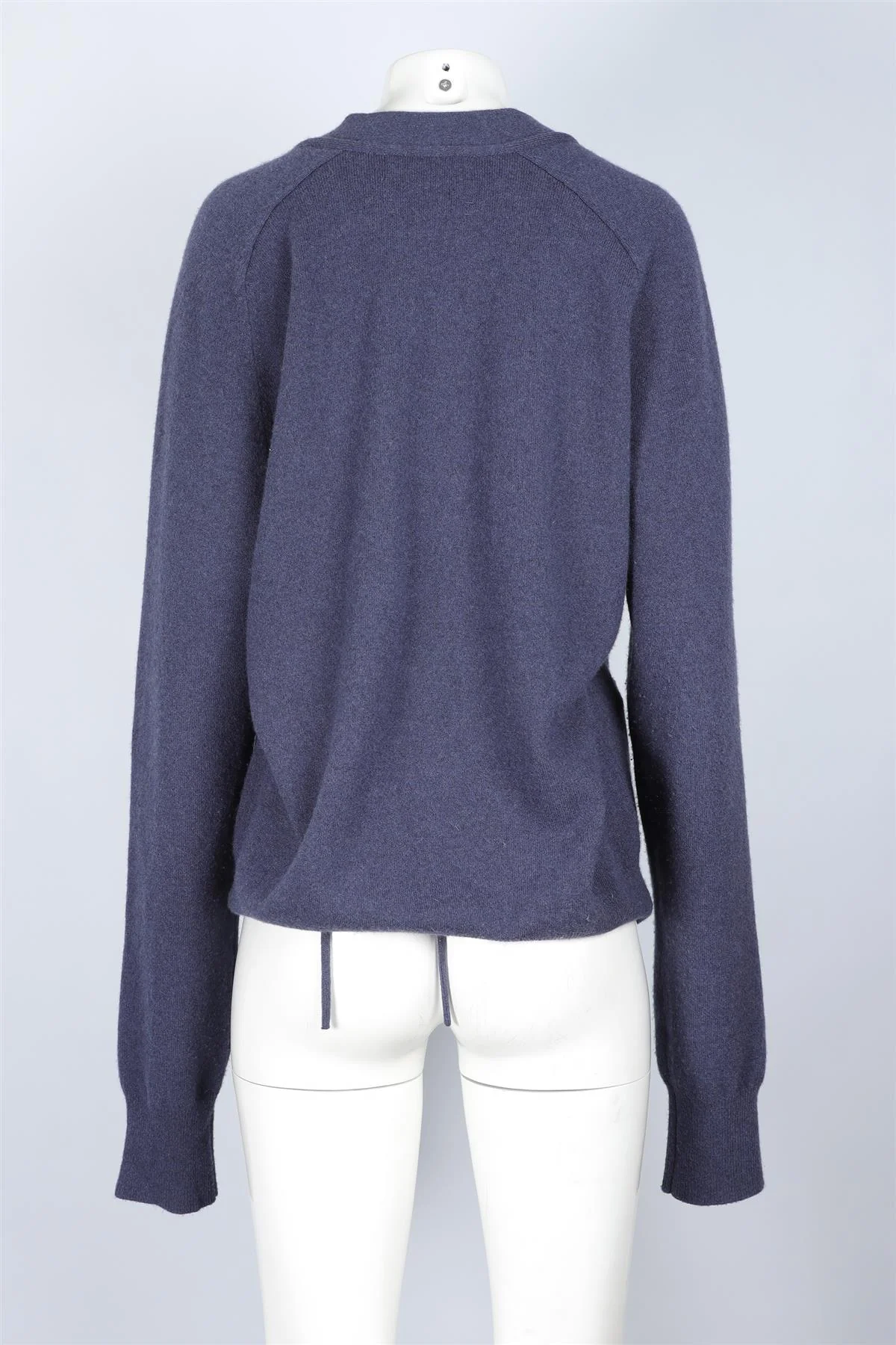 EXTREME CASHMERE NAVY CASHMERE CARDIGAN ONE SIZE - Image 4