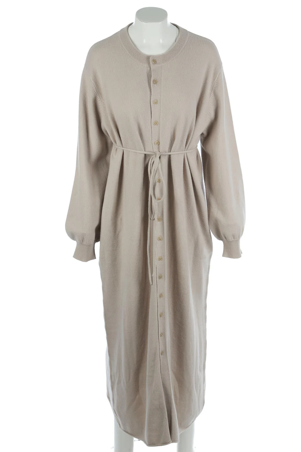 EXTREME CASHMERE TAUPE CASHMERE MAXI DRESS ONE SIZE - Image 2