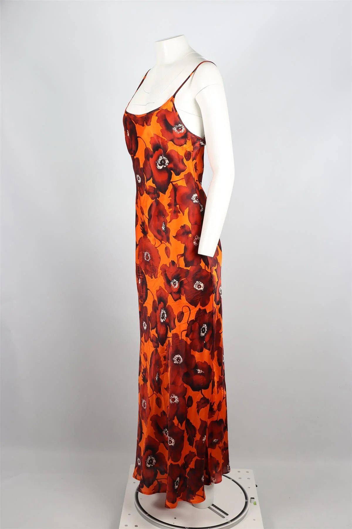 EYWASOULS MALIBU FLORAL PRINT SILK MAXI DRESS XLARGE - Image 3
