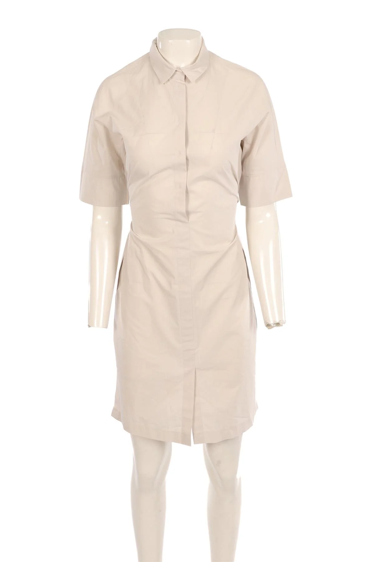 FABIANA FILIPPI GREY COTTON MIDI DRESS XSMALL - Image 2