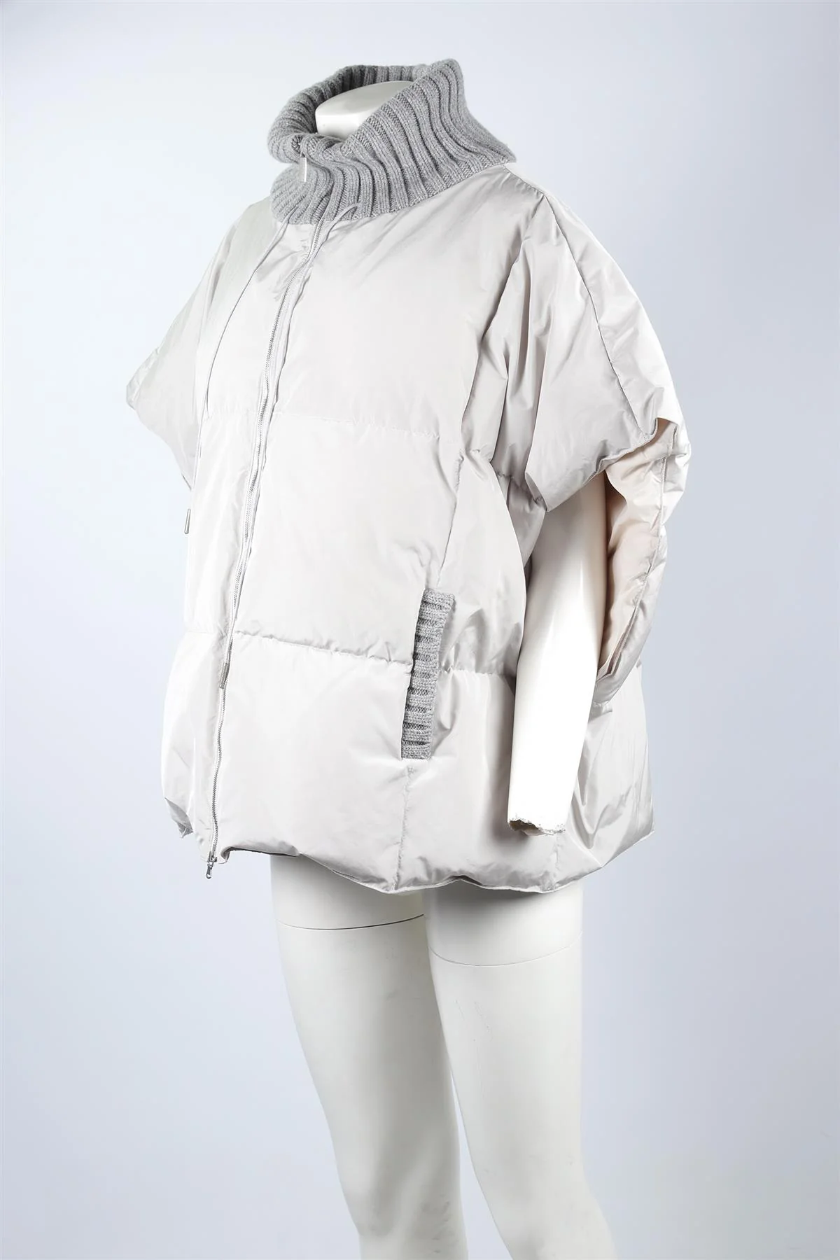 FABIANA FILIPPI GREY SHELL GILLET XSMALL - Image 3