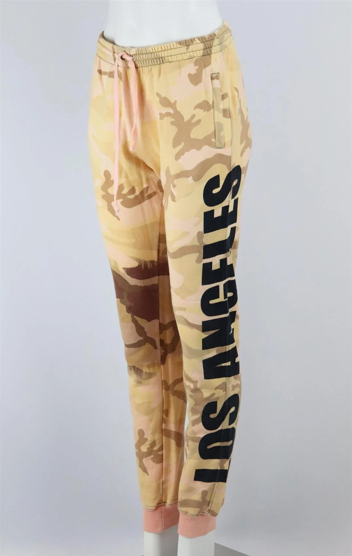 FAITH CONNEXION CAMOUFALGE PRINT COTTON JERSEY TRACK PANTS XSMALL - Image 3