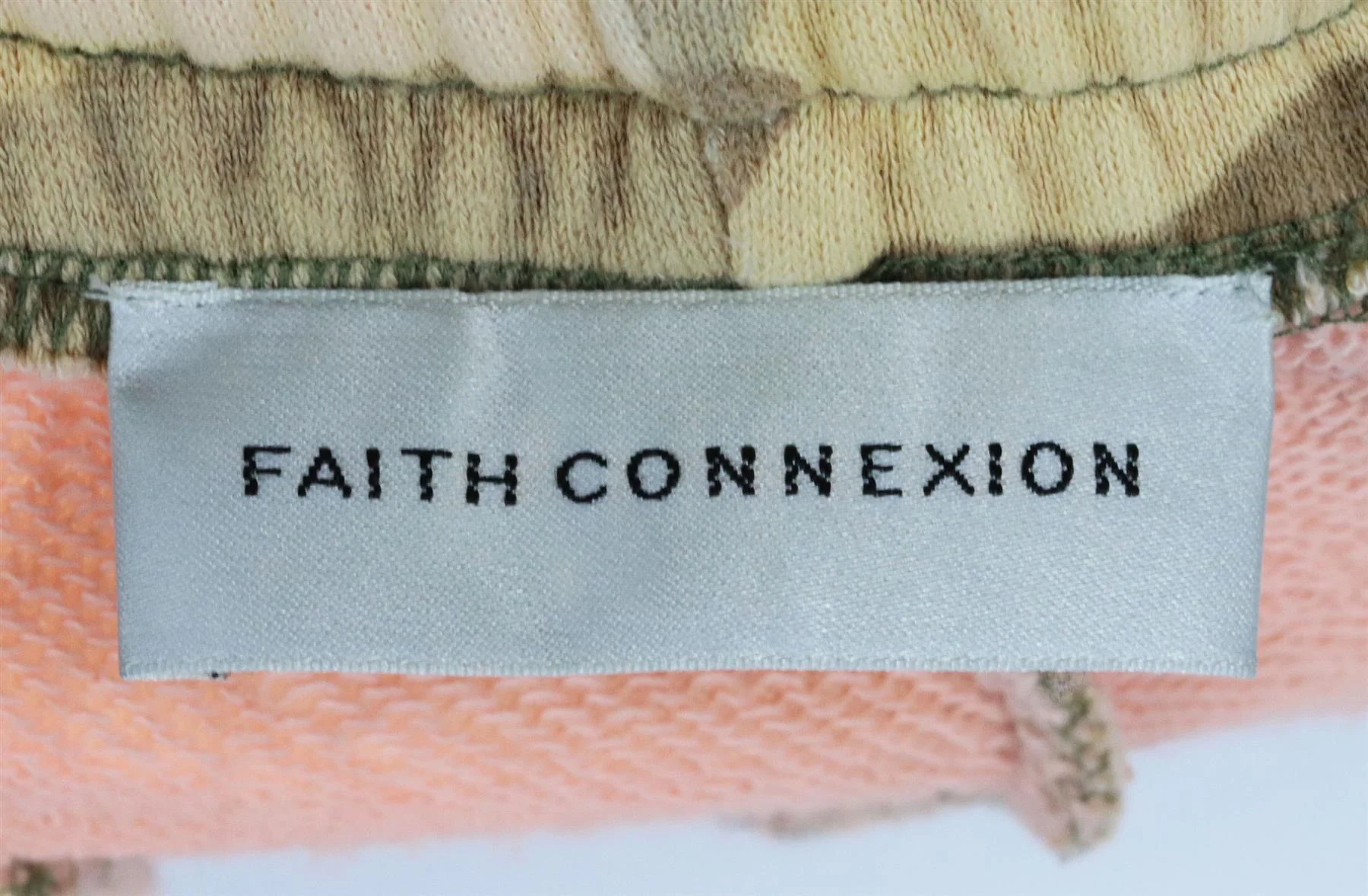FAITH CONNEXION CAMOUFALGE PRINT COTTON JERSEY TRACK PANTS XSMALL - Image 5