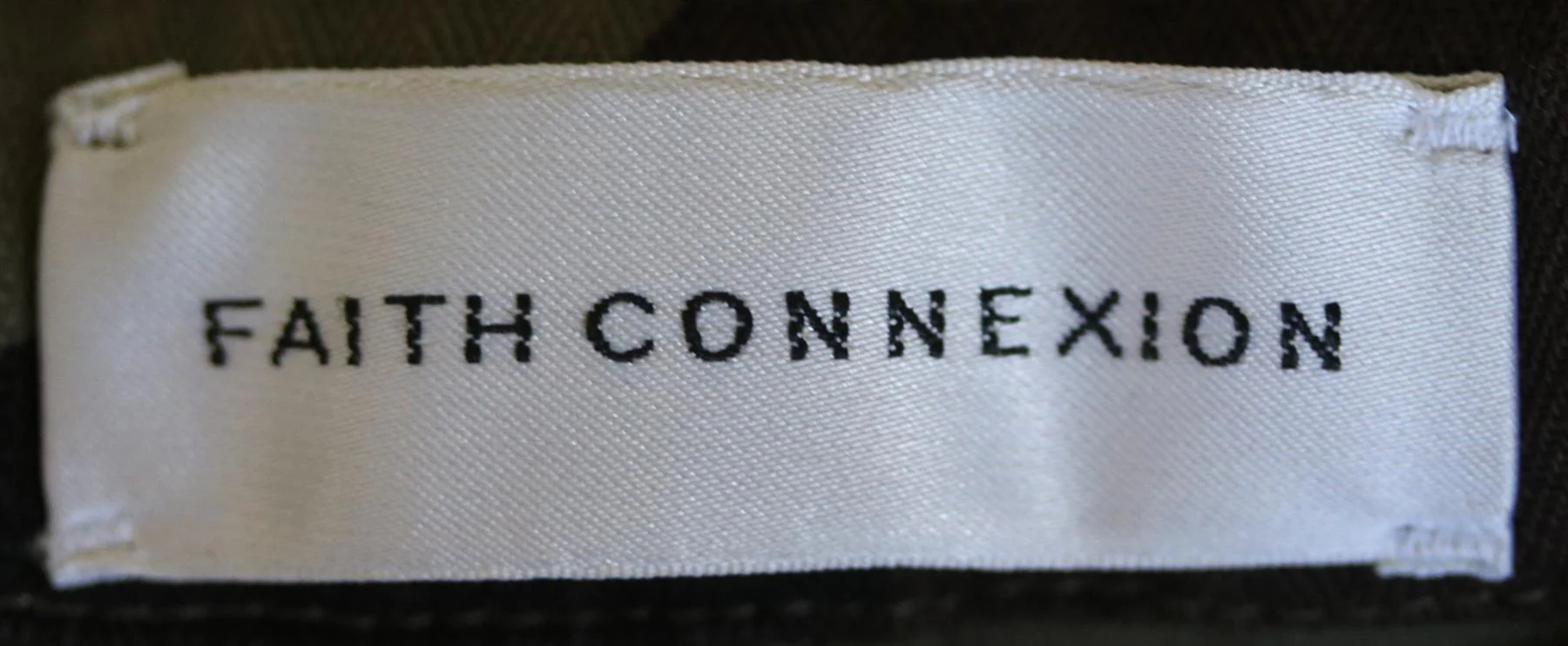 FAITH CONNEXION FRINGED CAMOUFLAGE SHIRT SMALL - Image 5