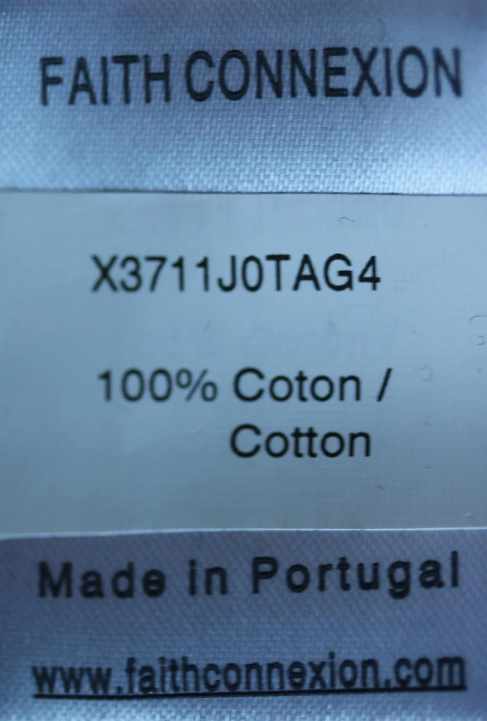 FAITH CONNEXION OVERSIZED PRINTED COTTON JERSEY T-SHIRT SMALL - Image 7