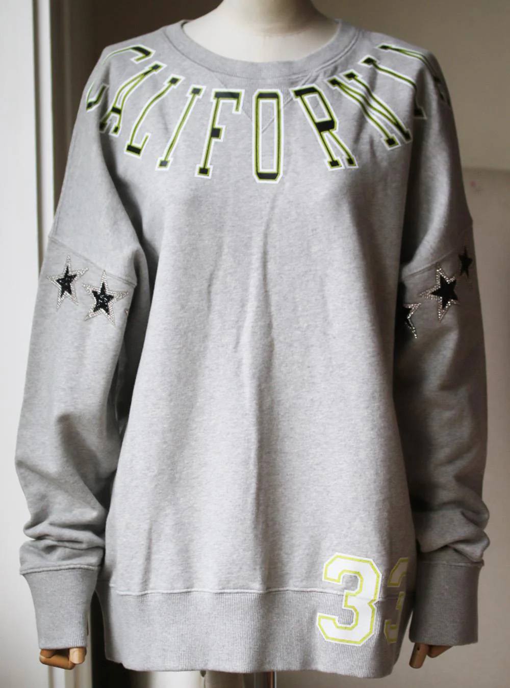FAITH CONNEXION OVERSIZED PRINTED COTTON SWEATSHIRT MEDIUM - Image 2