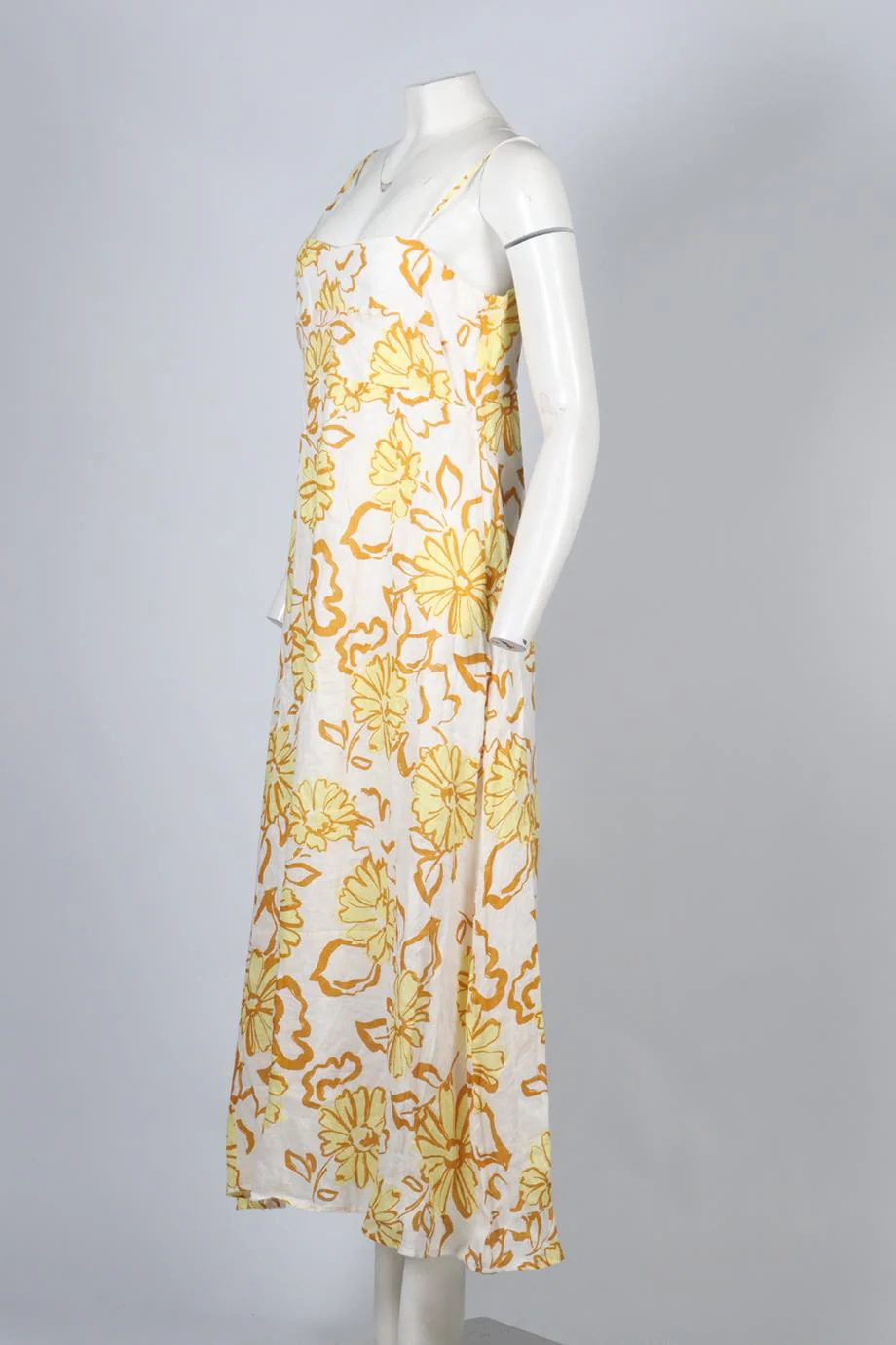 FAITHFULL THE BRAND LINEN MAXI DRESS XLARGE - Image 3