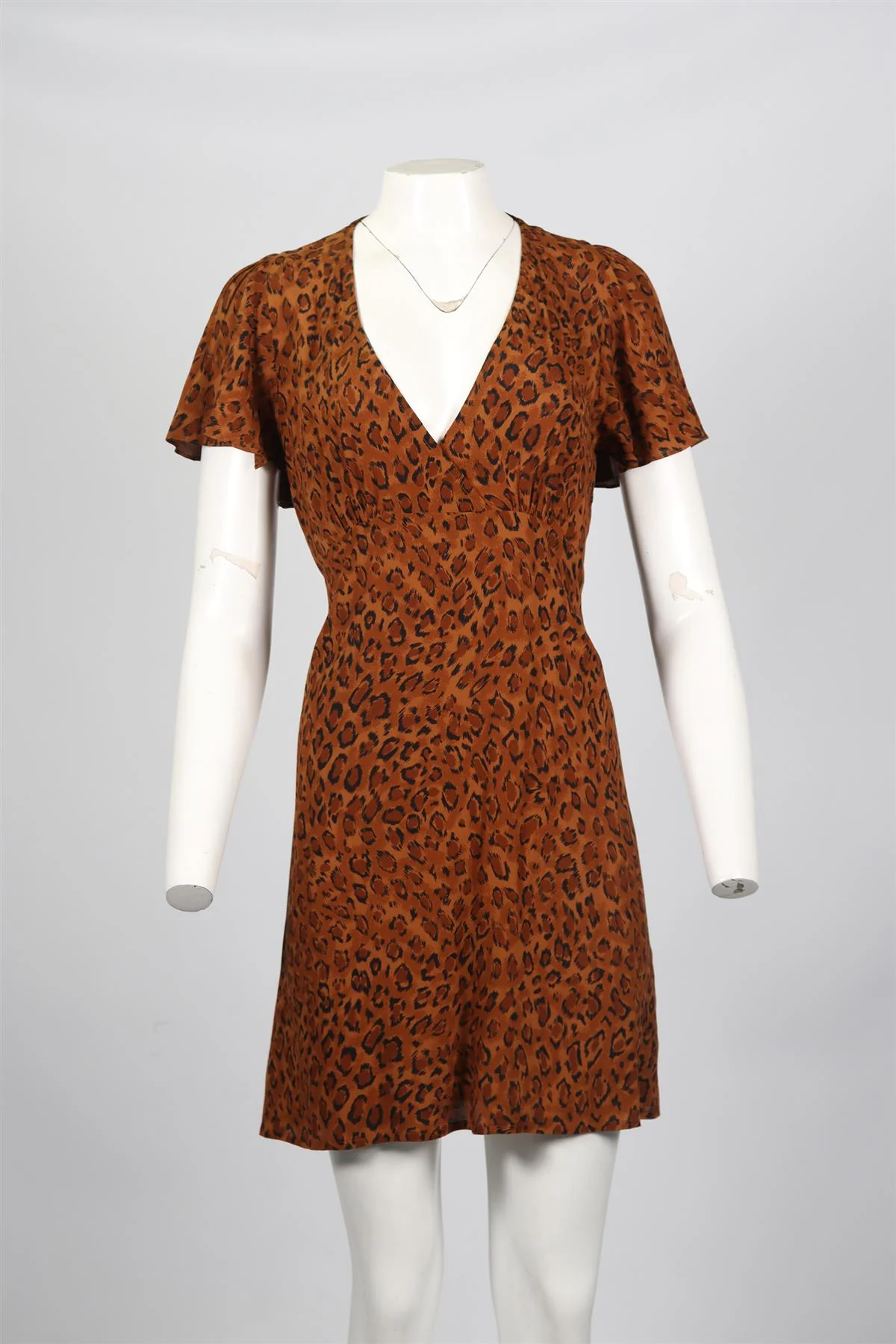 FAITHFULL THE BRAND RAYON MINI DRESS MEDIUM - Image 2