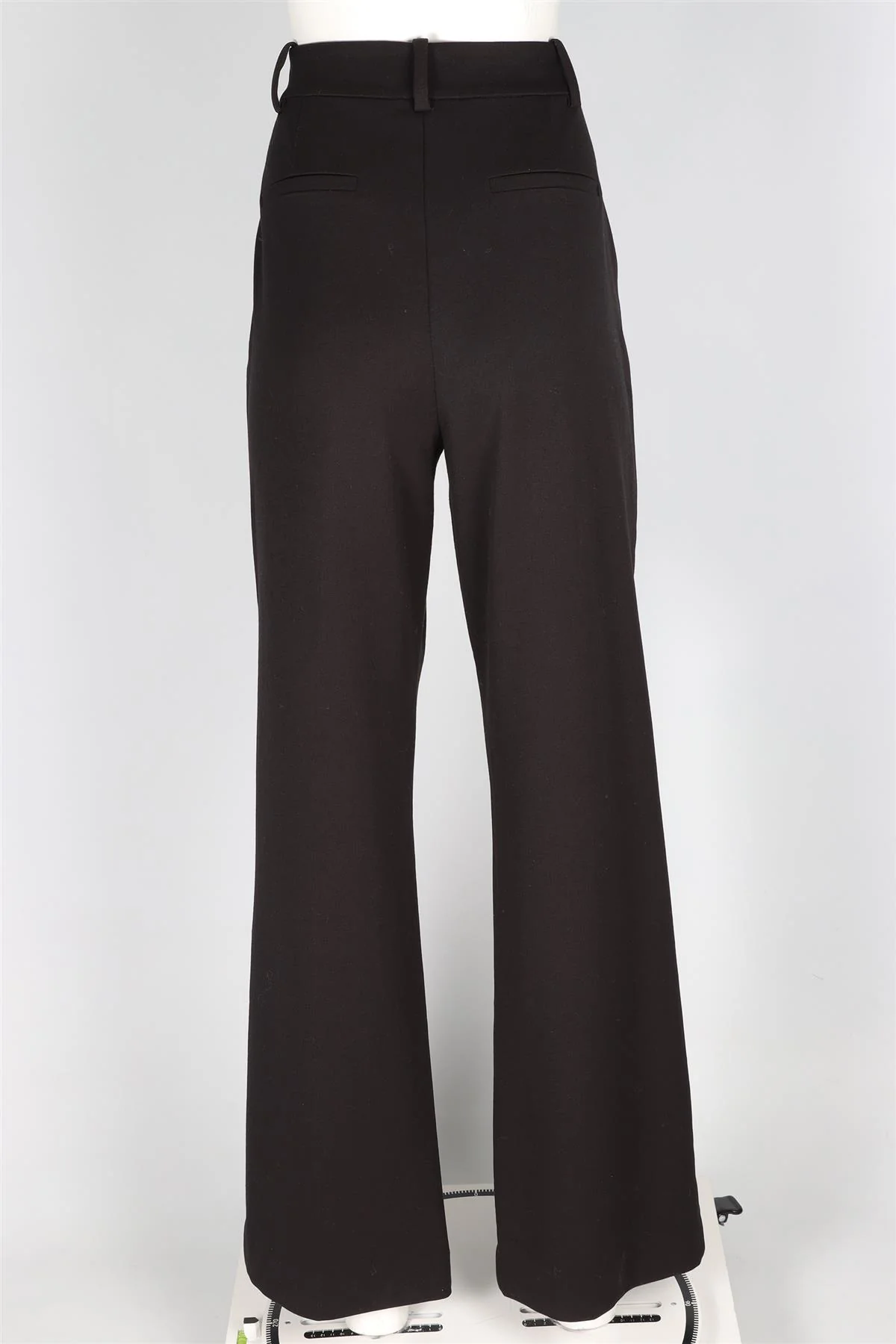 FAVOURITE DAUGHTER BLACK RAYON WIDE LEG TROUSERS UK 10 - Image 4