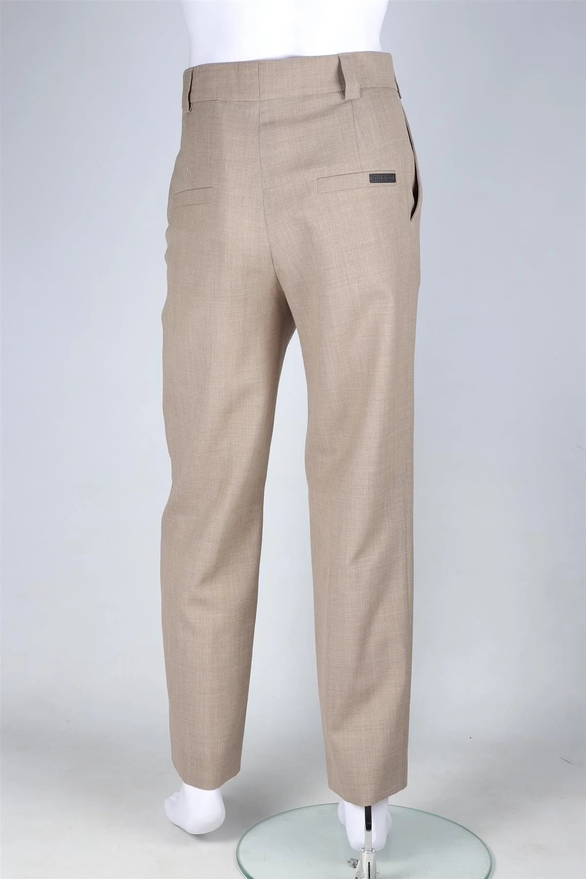 FEAR OF GOD BROWN MEN'S WOOL STRAIGHT LEG PANTS IT 46 UK/US W30 - Image 4