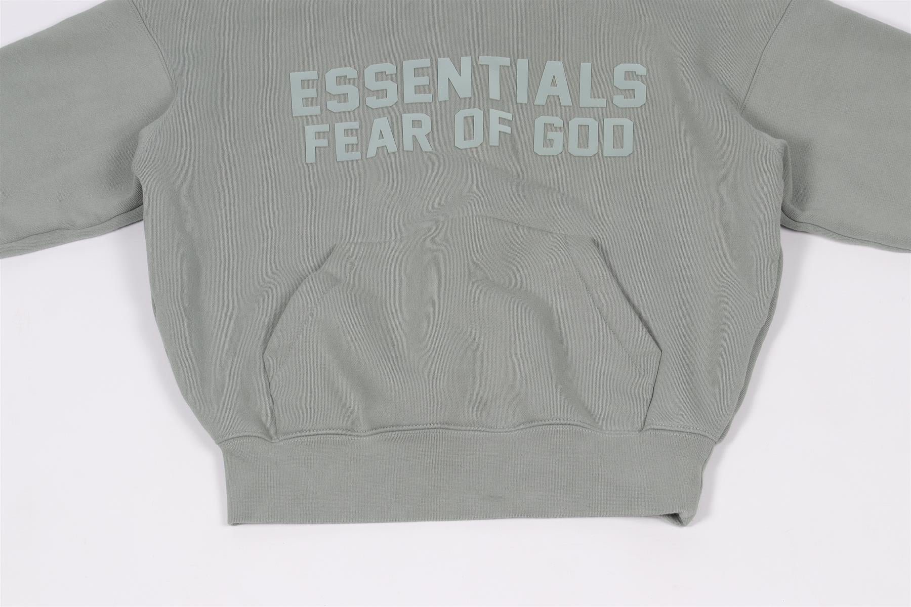 FEAR OF GOD GREEN KIDS BOYS COTTON HOODIE 6-7 YEARS - Image 3
