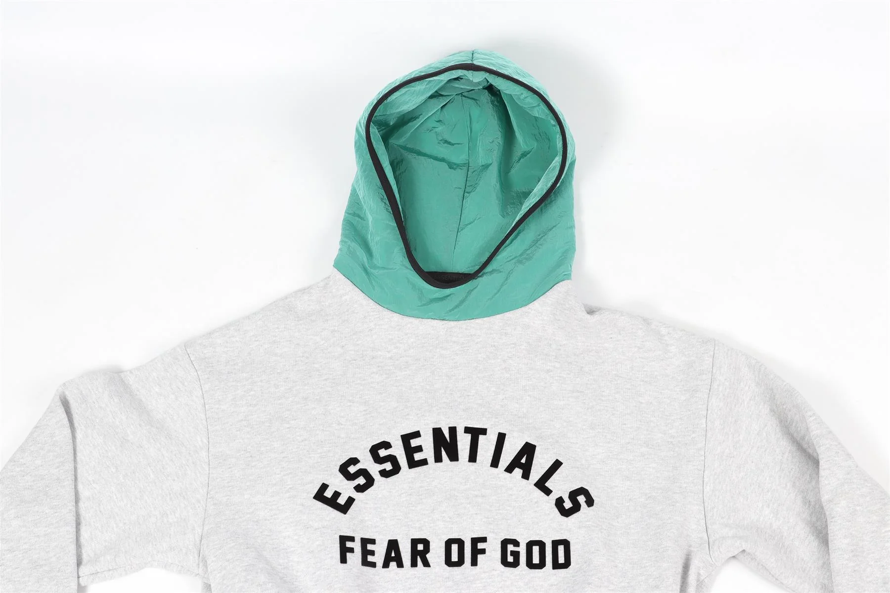 FEAR OF GOD GREY KIDS BOYS COTTON HOODIE 8 YEARS - Image 3