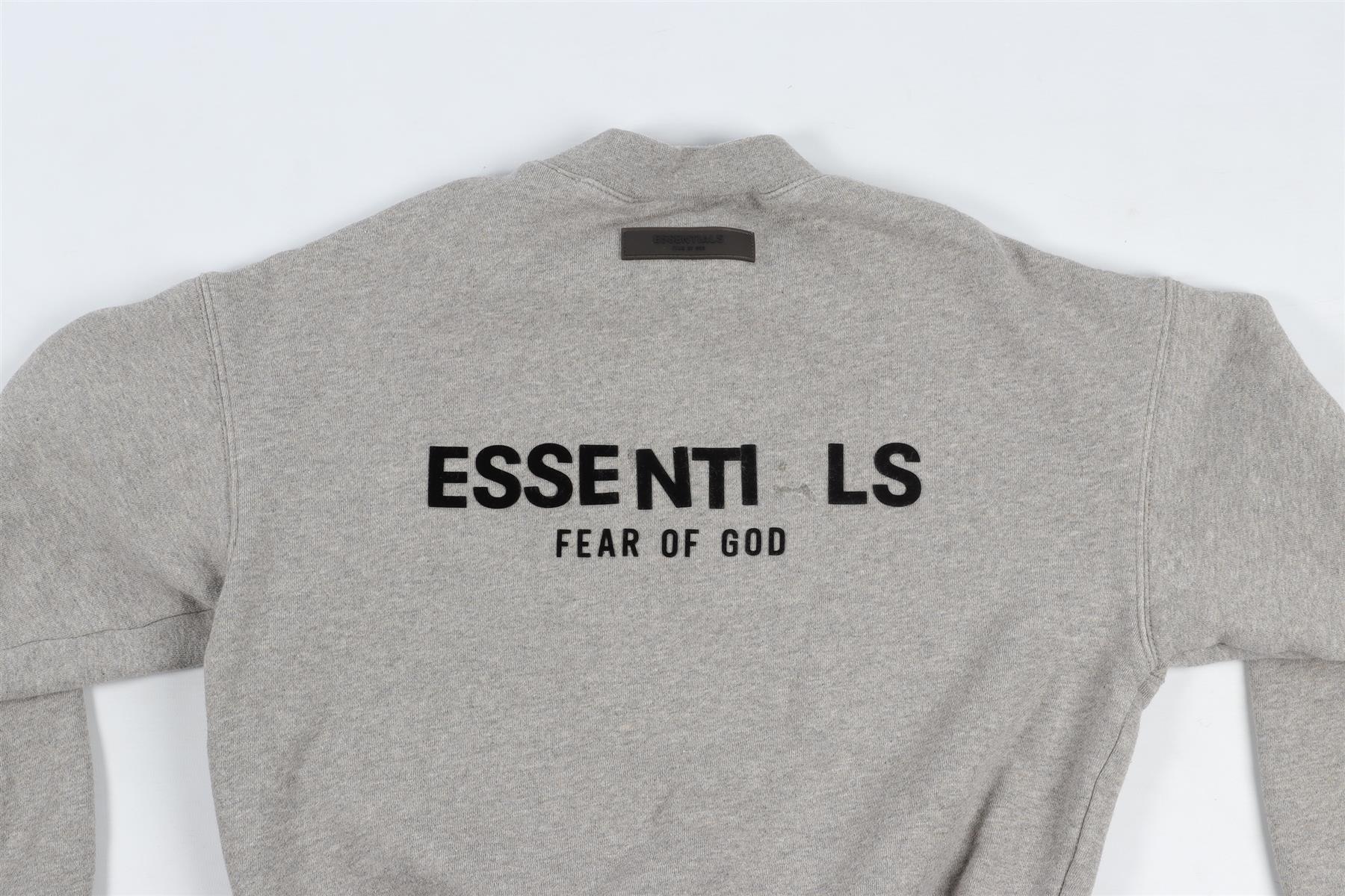 FEAR OF GOD GREY KIDS BOYS COTTON SWEATSHIRT 8 YEARS - Image 5