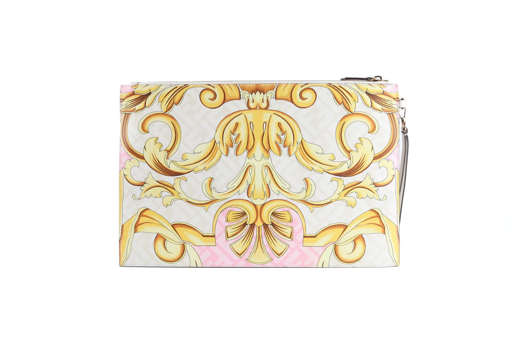 FENDACE PINK FF LEATHER CLUTCH - Image 6