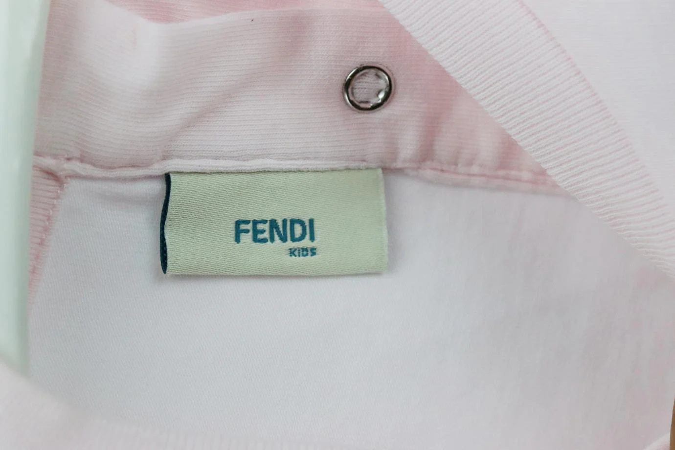 FENDI BABY GIRLS FF COTTON T-SHIRT 24 MONTHS - Image 4