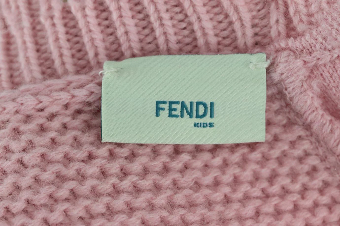 FENDI BABY GIRLS FF WOOL DRESS 18 MONTHS - Image 4