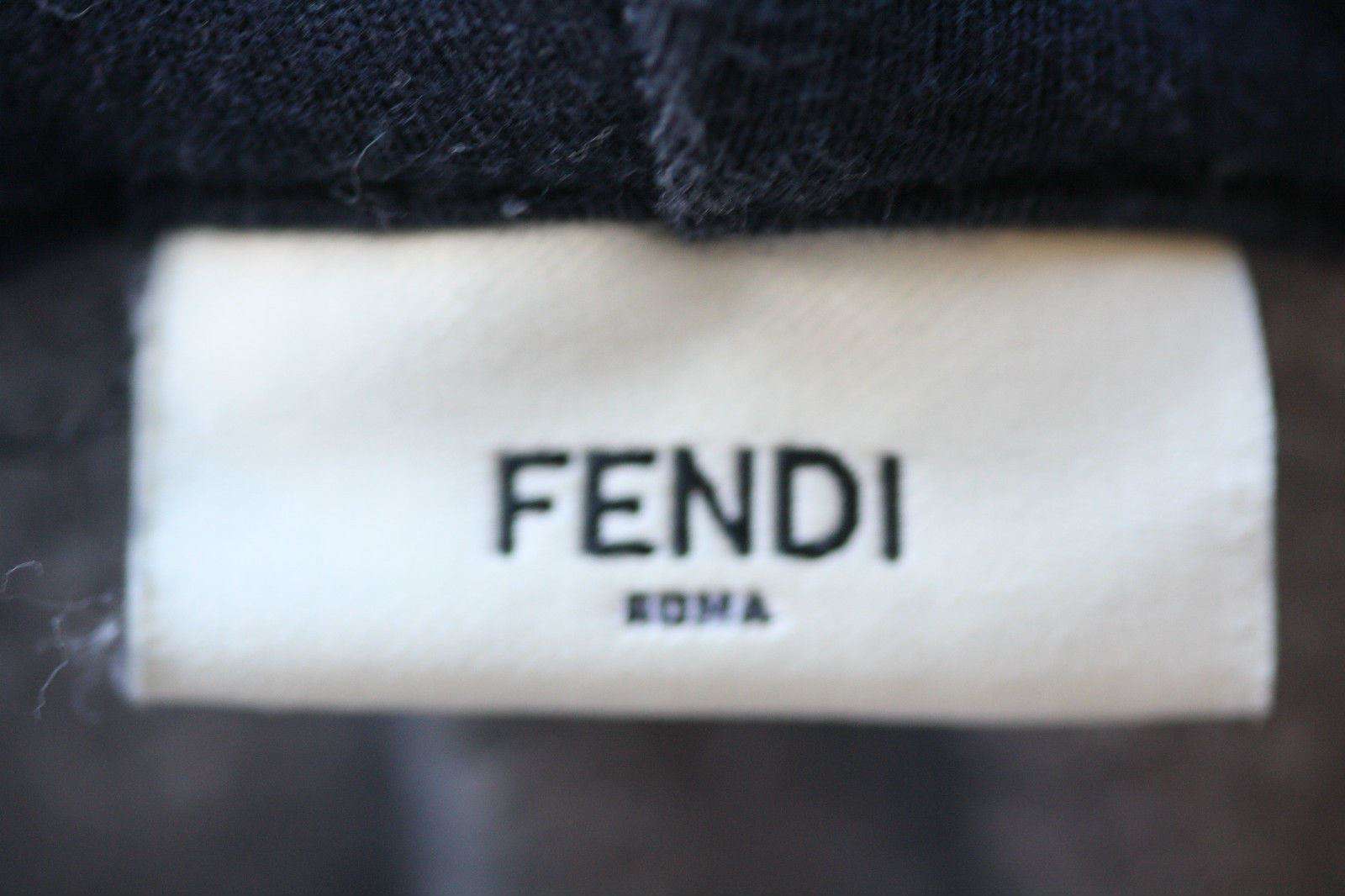 FENDI BABY GREY MONSTER HOODED SWEATSHIRT 6 MONTHS - Image 7