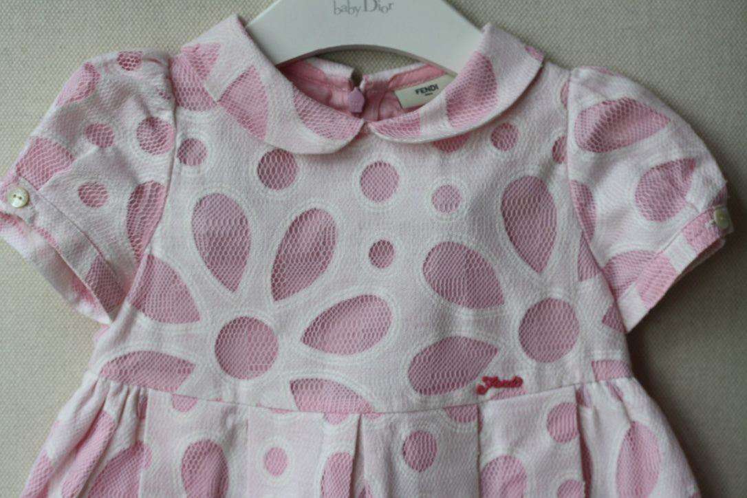 FENDI BABY PINK DRESS 24 MONTHS - Image 5