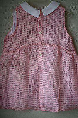 FENDI BABY PINK SILK FF DRESS WITH BLOOMERS 18 MONTHS - Image 3