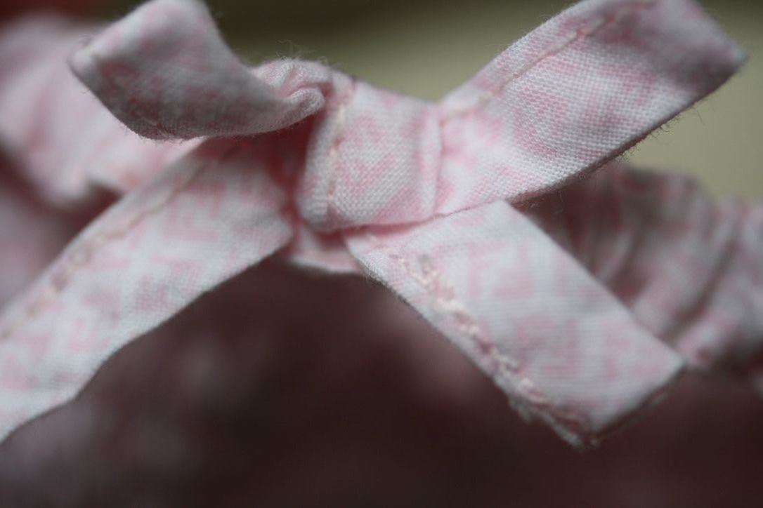 FENDI BABY PINK ZUCCA SUN DRESS AND BLOOMERS 6 MONTHS - Image 4