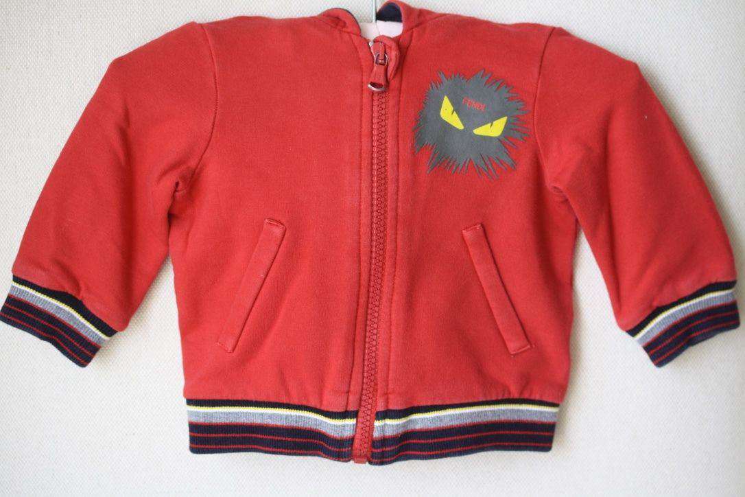 FENDI BABY RED MONSTER TRACKSUIT 6 MONTHS - Image 4